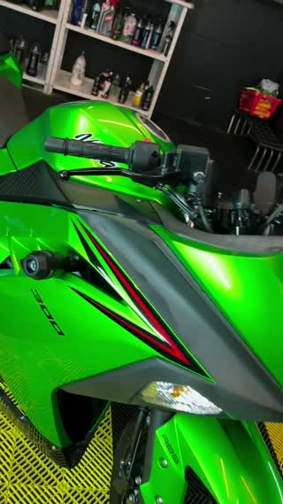 Detalhamento de moto · Verde
