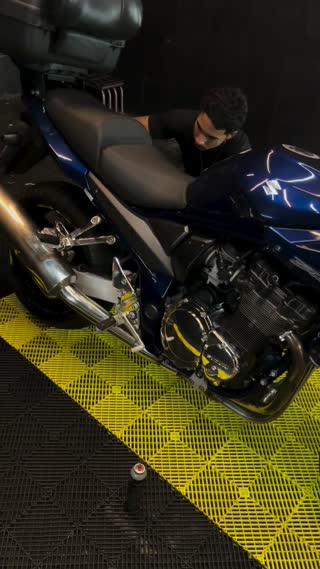 Detalhamento de moto · Azul
